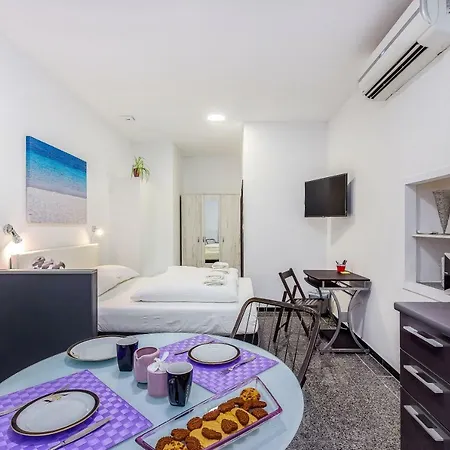 Black & White, Cherry & Blue Apartment