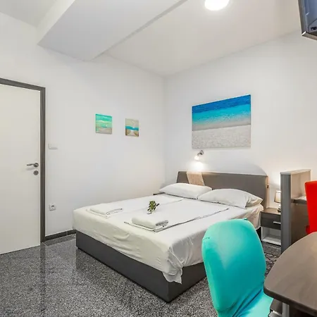 Black & White, Cherry & Blue Apartment